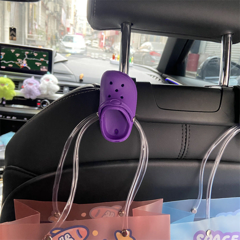 Auto de plástico al por mayor con zapatos de agujero de gancho pequeño